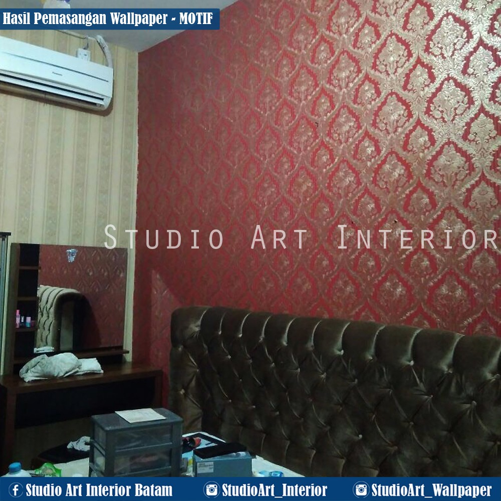 Detail Wallpaper Dinding Warna Merah Nomer 46