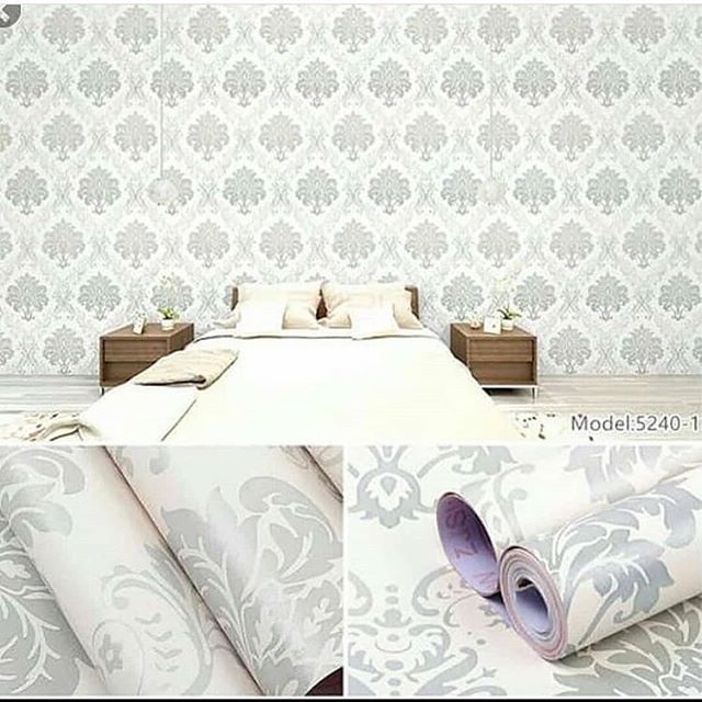 Detail Wallpaper Dinding Warna Silver Nomer 9