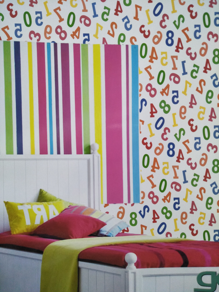 Detail Wallpaper Dinding Warna Warni Nomer 5