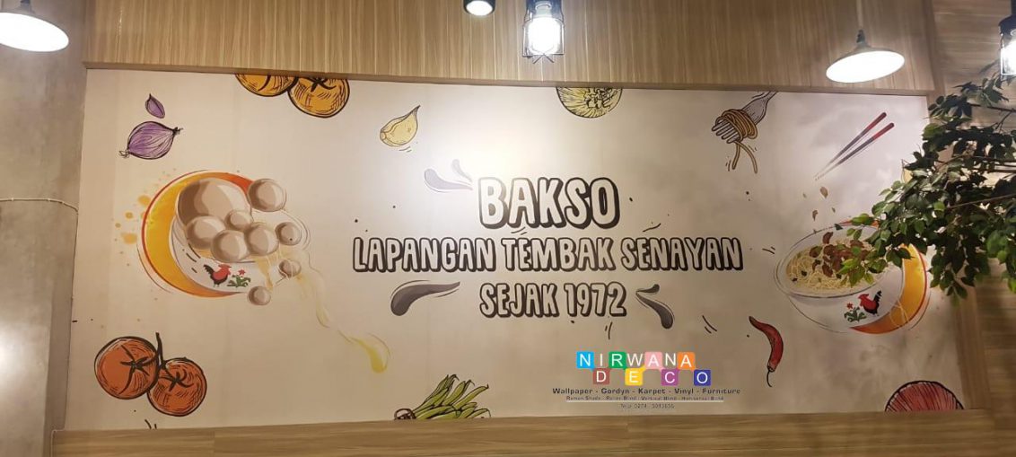 Detail Wallpaper Dinding Warung Bakso Nomer 5