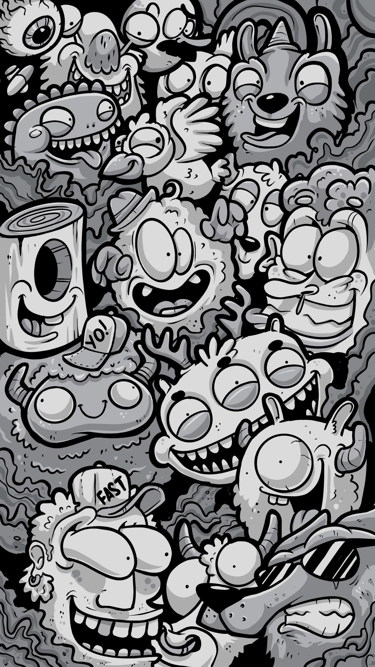 Detail Wallpaper Doodle Art Nomer 13