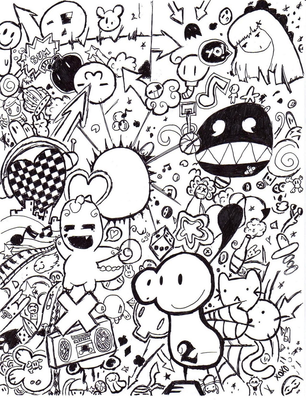 Detail Wallpaper Doodle Art Nomer 30