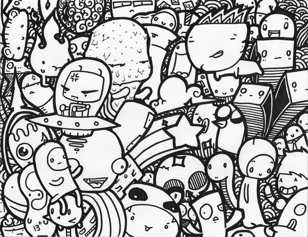 Detail Wallpaper Doodle Art Nomer 43