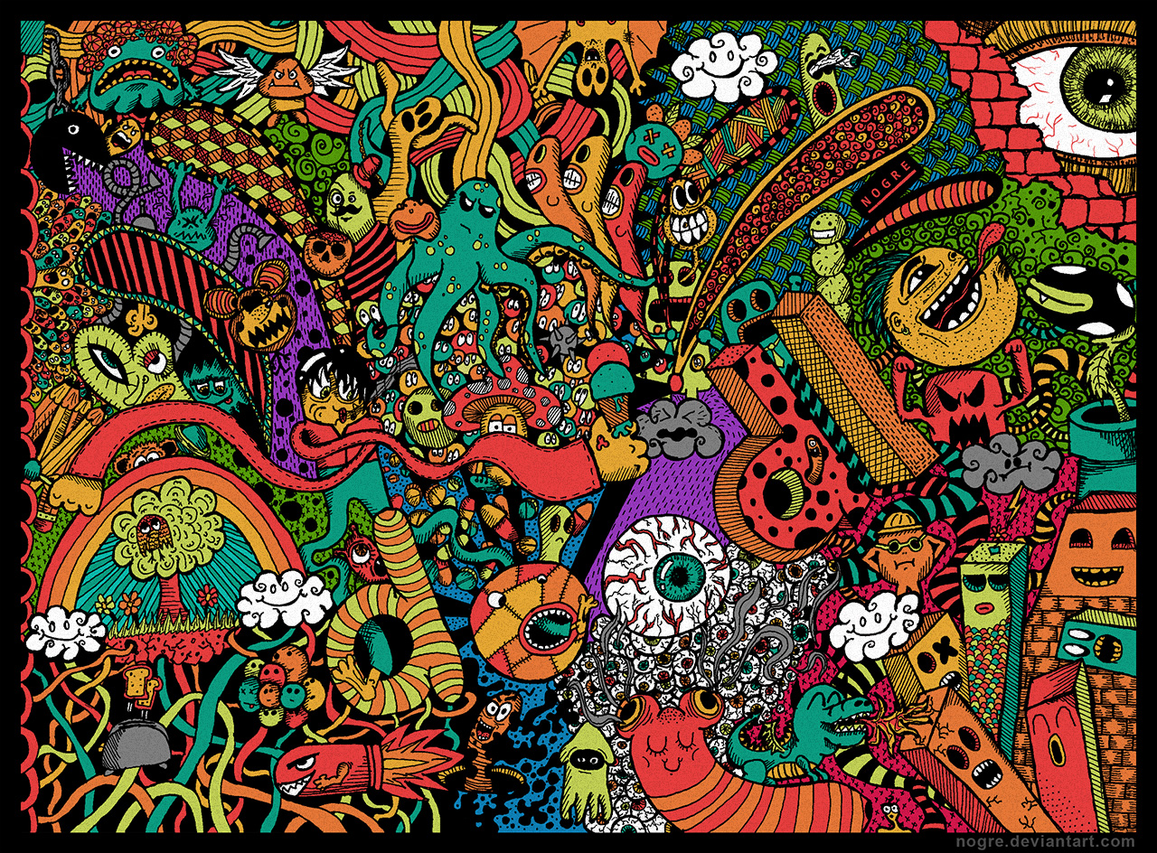 Detail Wallpaper Doodle Art Nomer 51