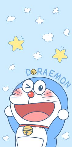 Detail Wallpaper Doraemon Biru Muda Nomer 13