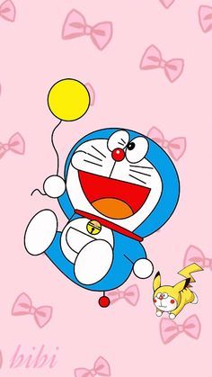 Detail Wallpaper Doraemon Pink Nomer 19