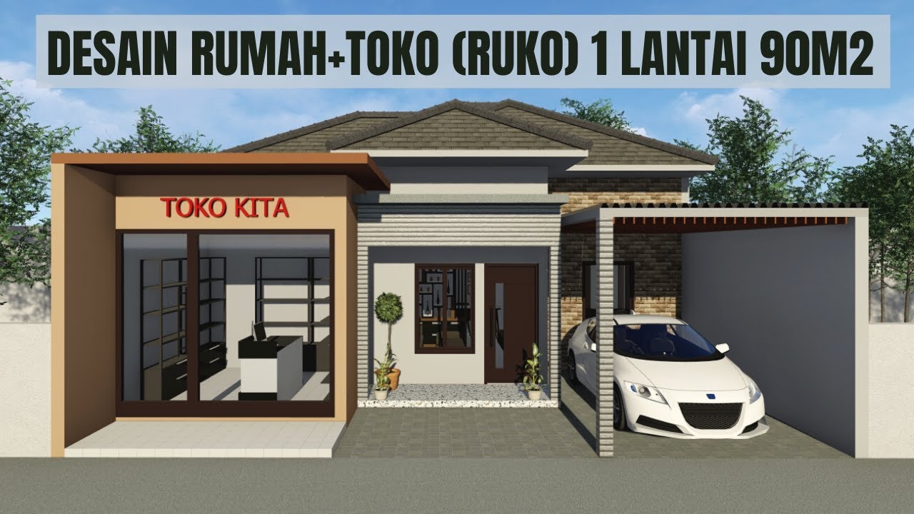 Detail Rumah Ruko 1 Lantai Nomer 33