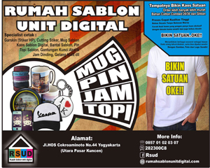 Rumah Sablon Unit Digital - KibrisPDR