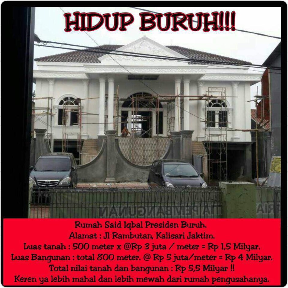 Detail Rumah Said Iqbal Nomer 3