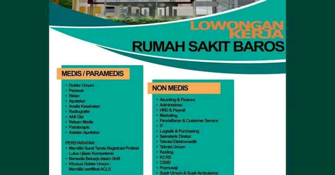 Detail Rumah Sakit Baros Nomer 15