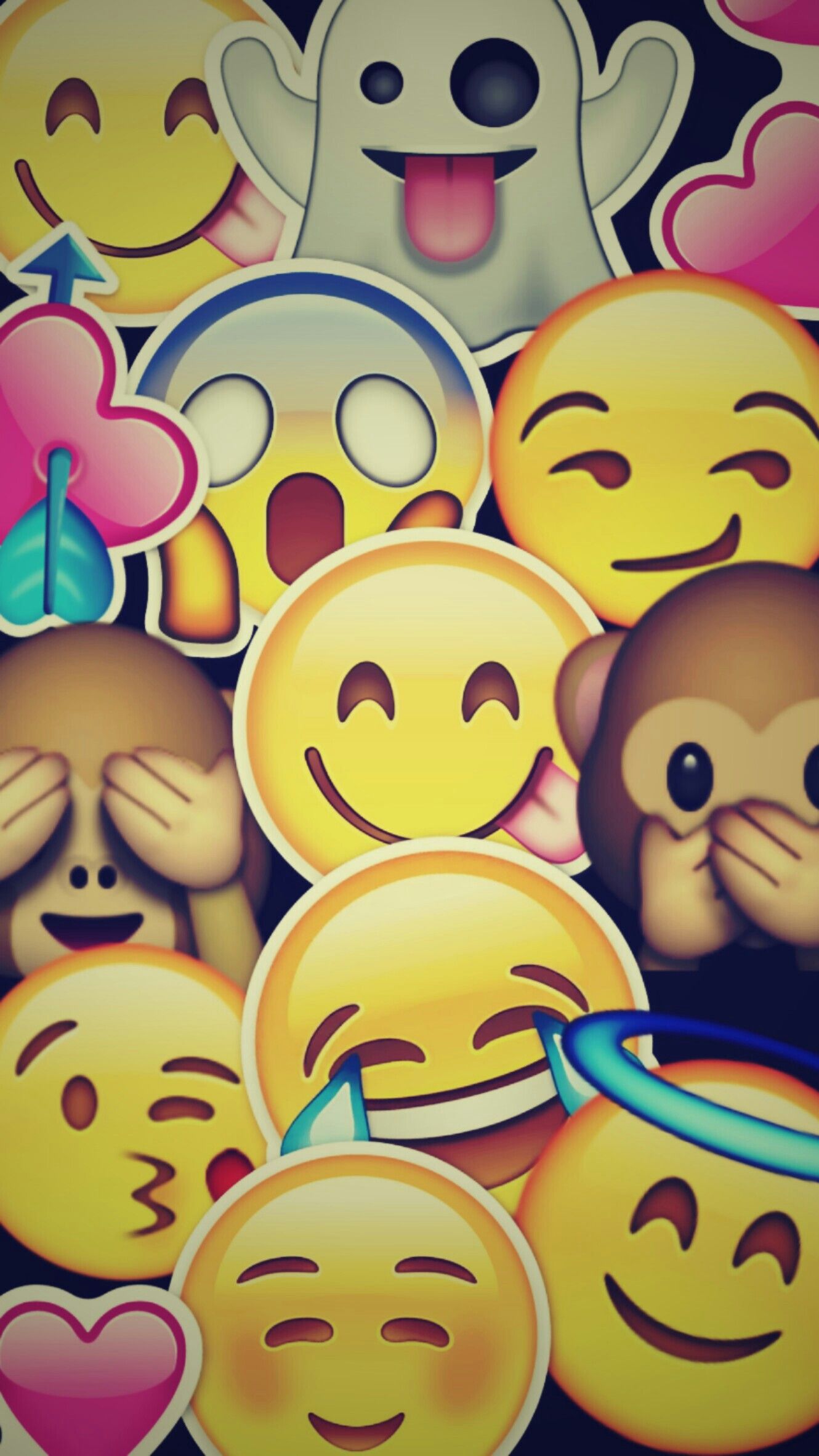 Detail Wallpaper Emoji Iphone Nomer 38