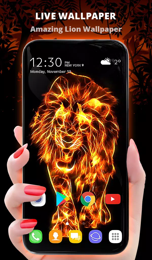 Detail Wallpaper Fire Lion Nomer 34