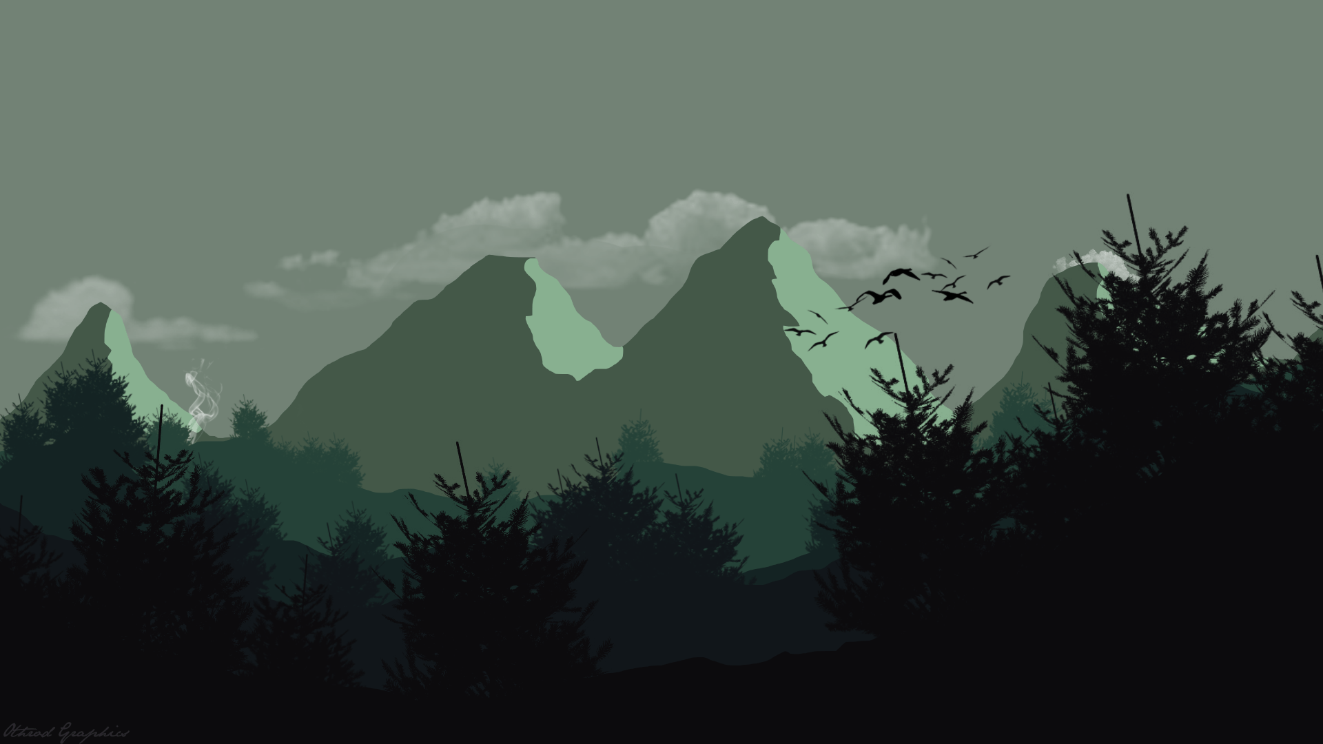 Detail Wallpaper Flat Design Nomer 12