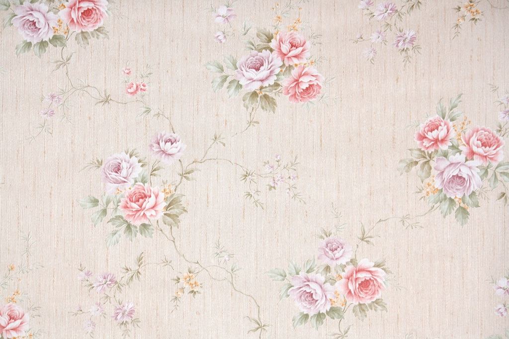 Detail Wallpaper Floral Vintage Nomer 17