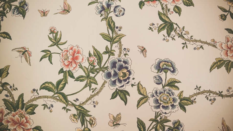 Detail Wallpaper Floral Vintage Nomer 37