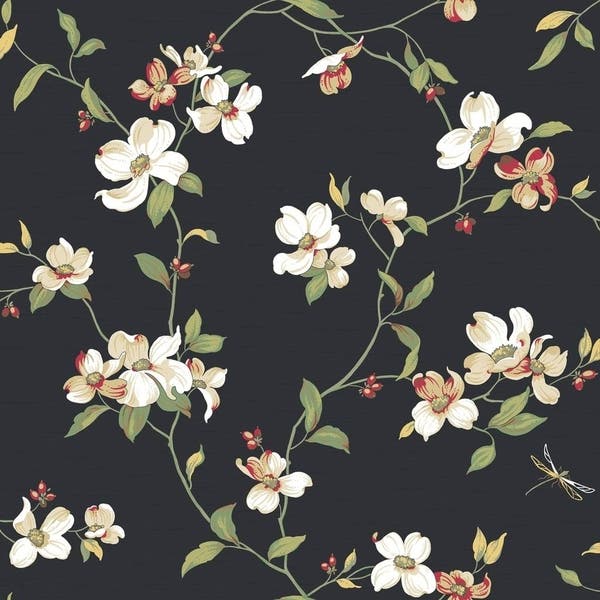 Detail Wallpaper Floral Vintage Nomer 53