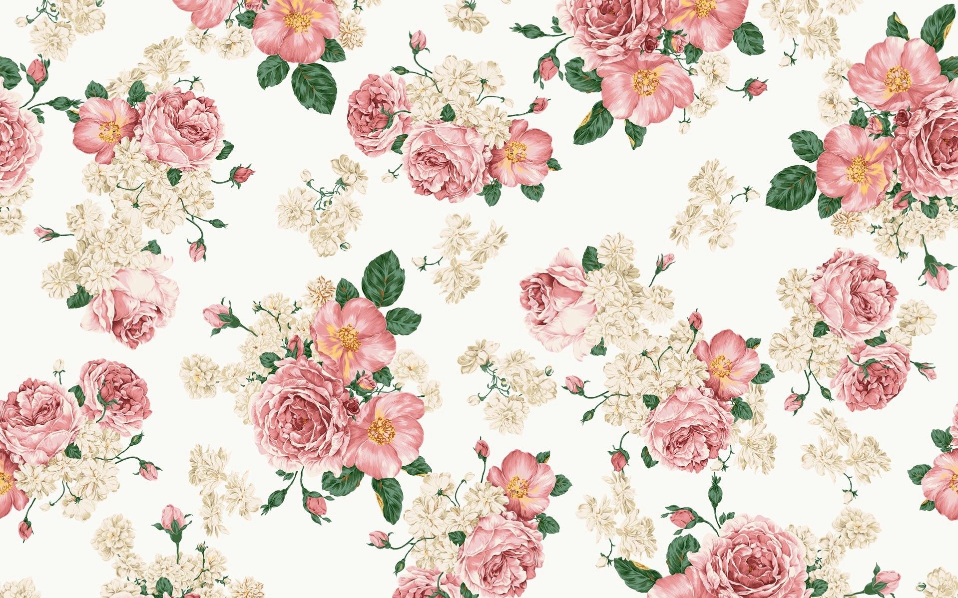 Detail Wallpaper Floral Vintage Nomer 55
