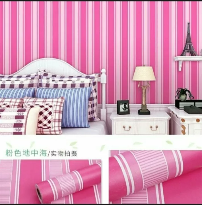 Detail Wallpaper Garis Pink Putih Nomer 32