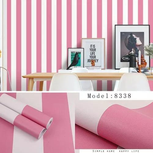 Detail Wallpaper Garis Pink Putih Nomer 8