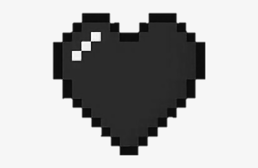 Black Heart Pixel - KibrisPDR