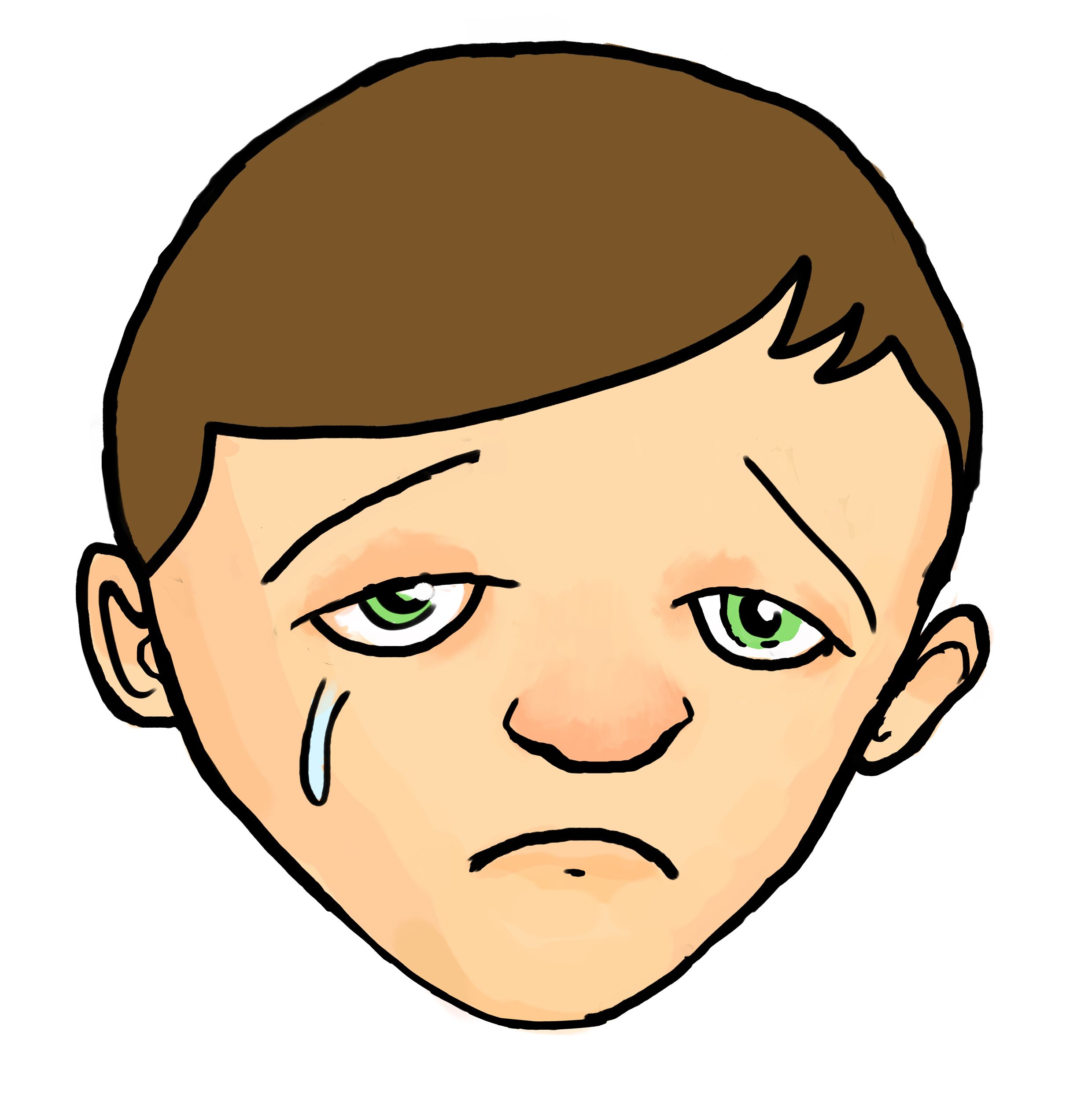 Detail Child Sad Clipart Nomer 13