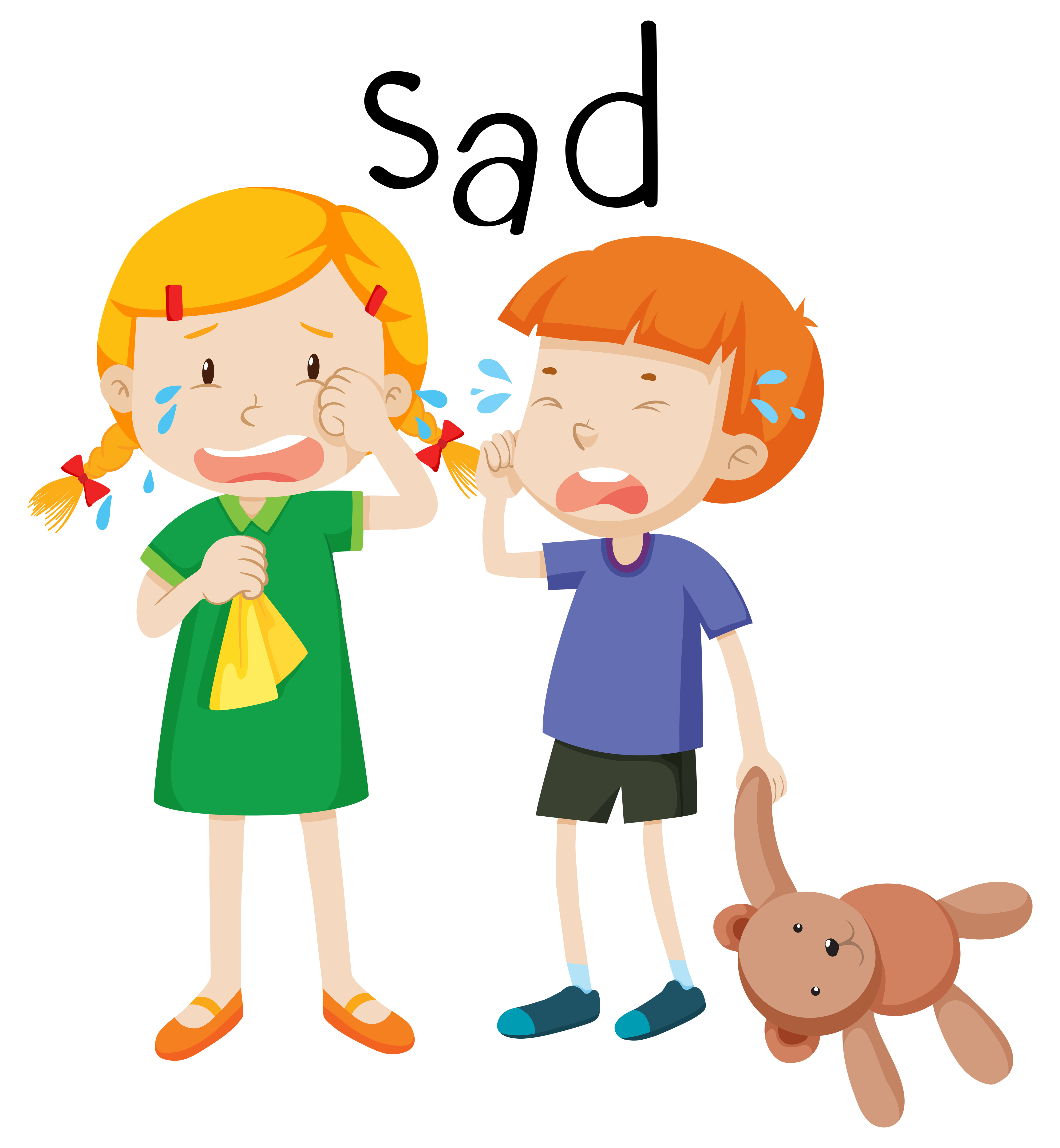 Detail Child Sad Clipart Nomer 19