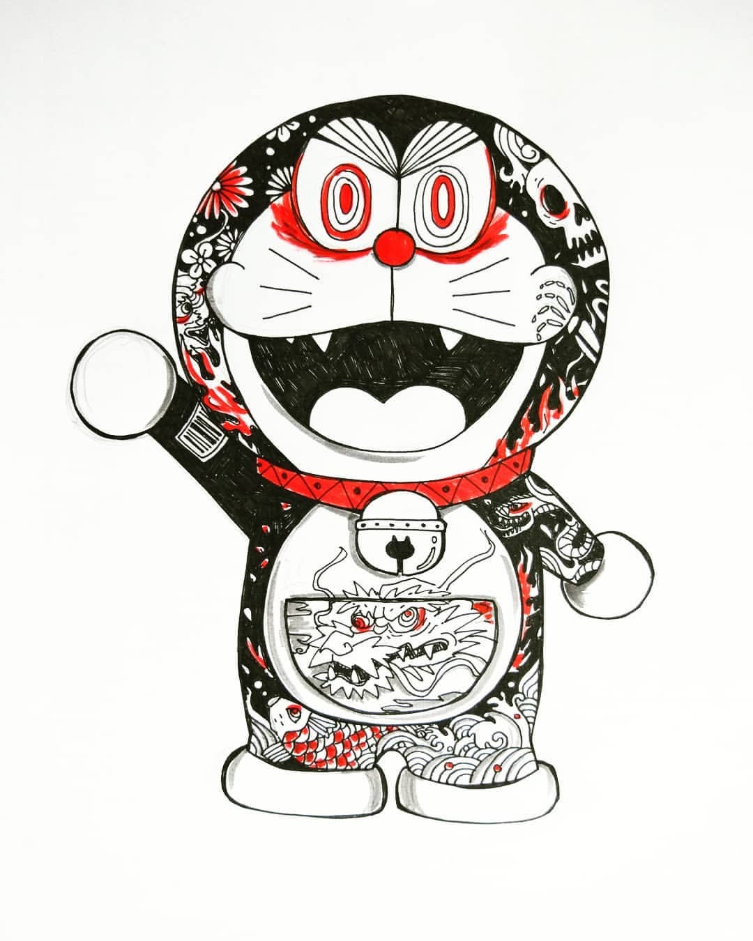 Detail Doraemon Black Nomer 12