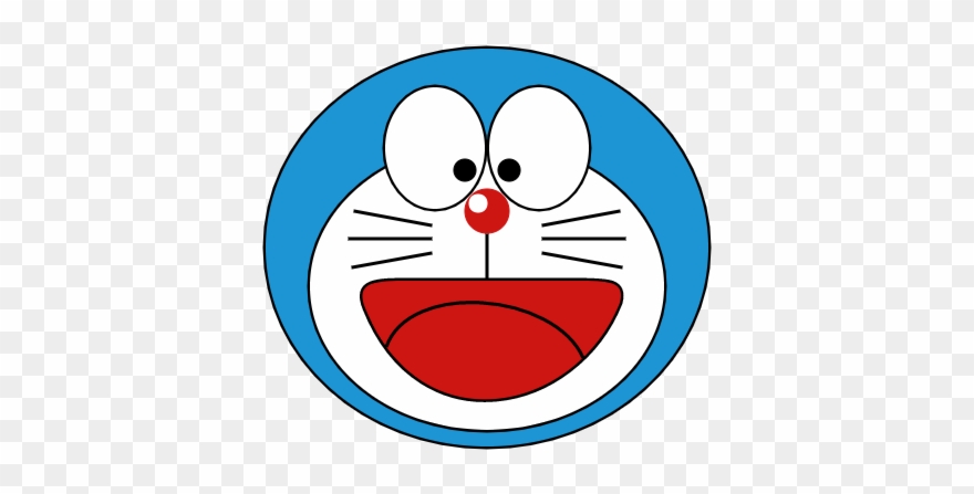 Detail Doraemon Face Vector Nomer 3