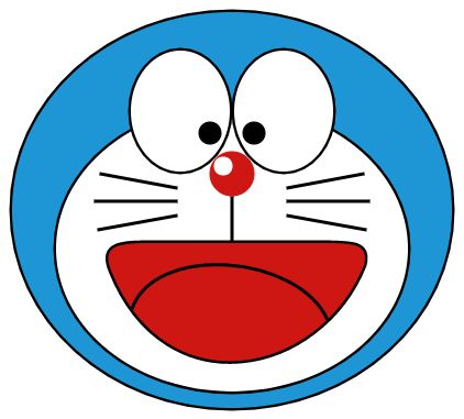 Detail Doraemon Face Vector Nomer 34