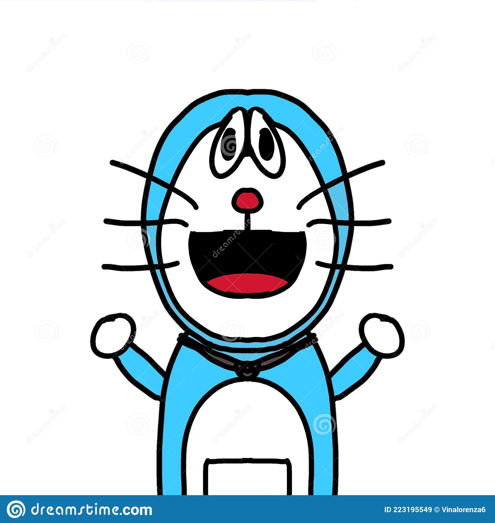 Detail Doraemon Face Vector Nomer 53