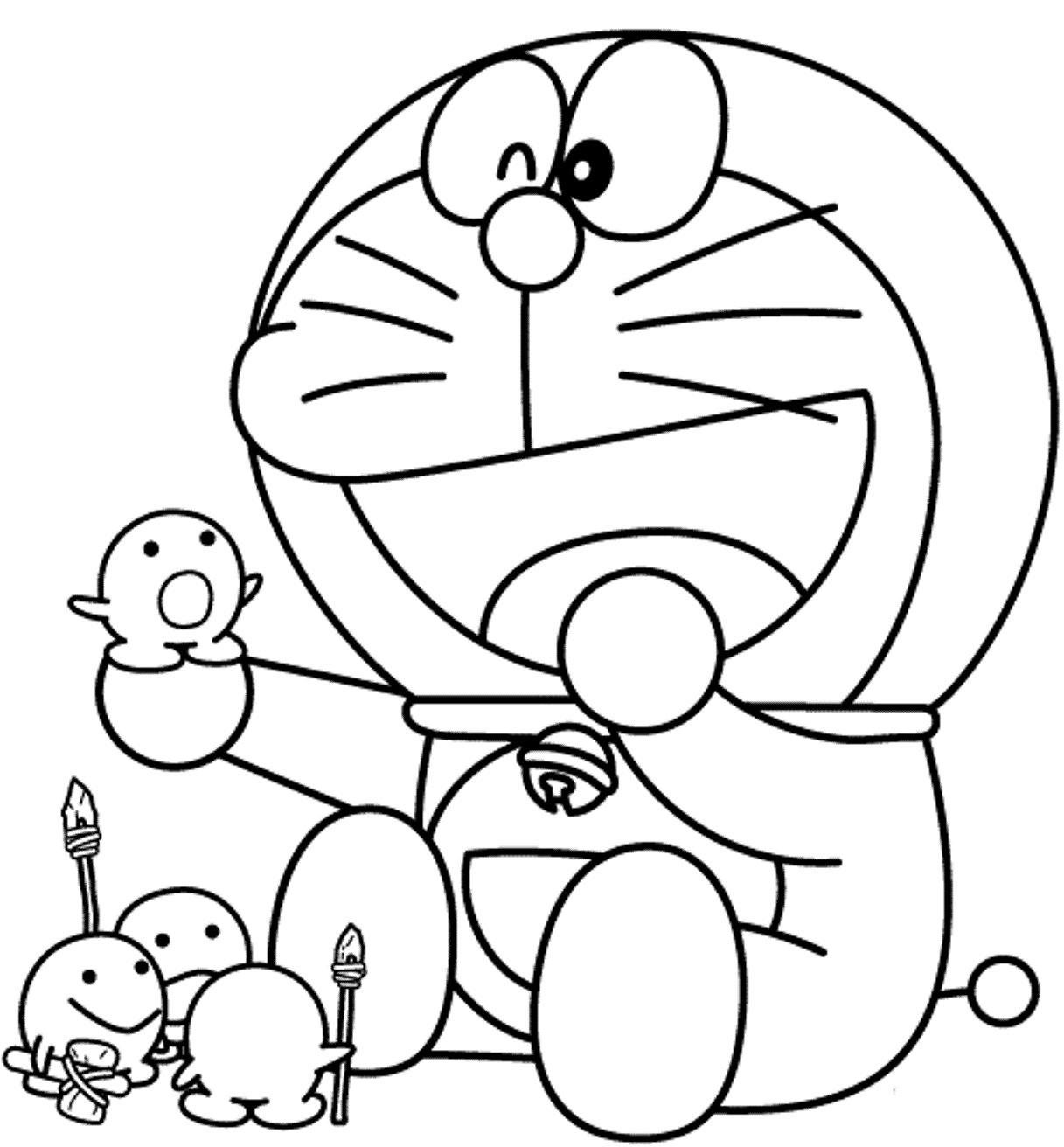 Detail Doraemon Gambar Mewarnai Nomer 14