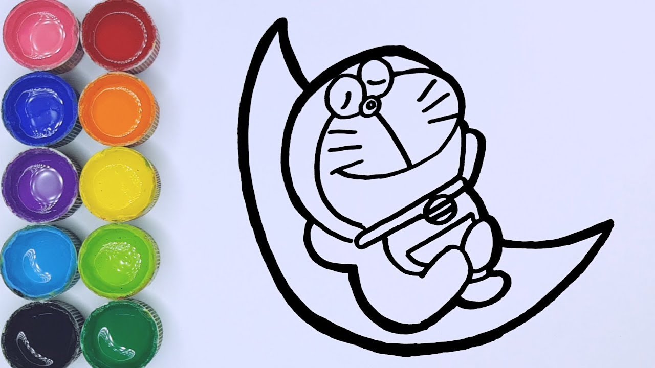 Detail Doraemon Gambar Mewarnai Nomer 47