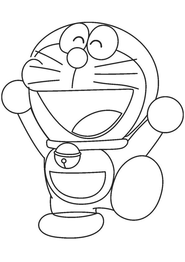 Detail Doraemon Gambar Mewarnai Nomer 48