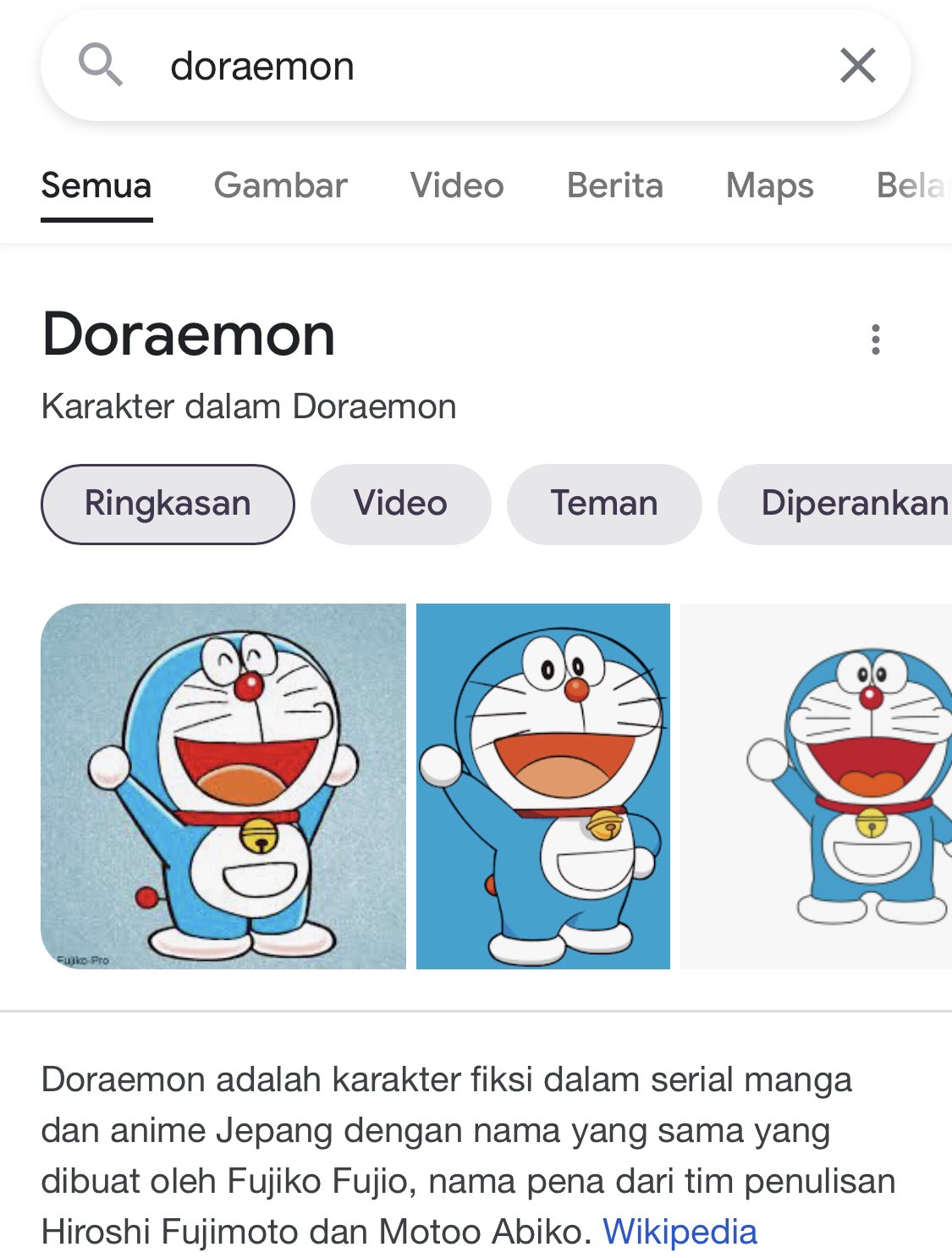 Detail Doraemon Lagi Kangen Nomer 56