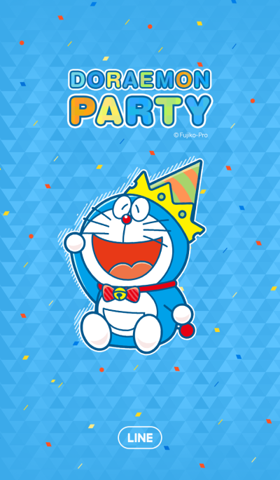 Detail Doraemon Line Theme Nomer 10