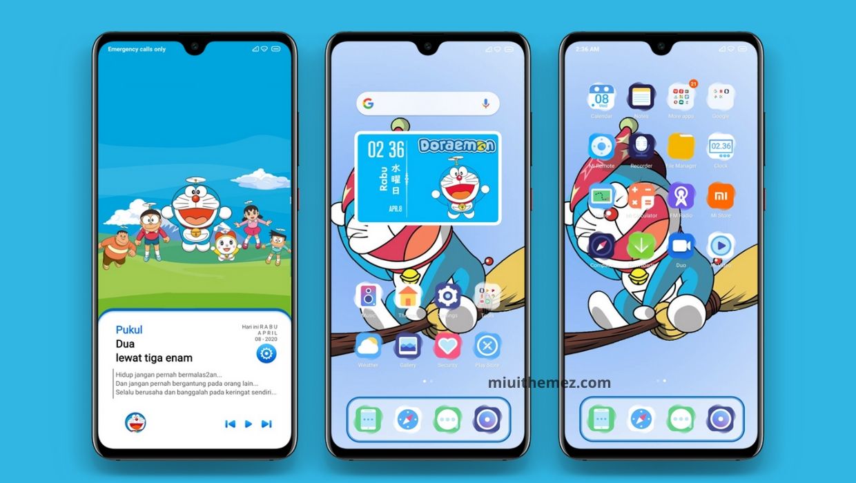 Detail Doraemon Theme For Android Nomer 2