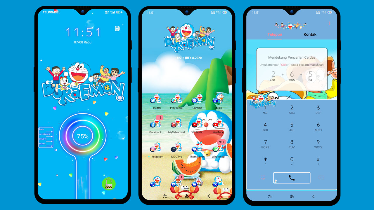 Detail Doraemon Themes For Android Nomer 56