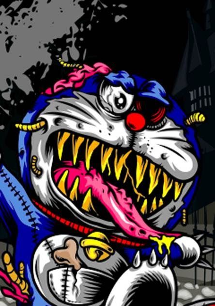 Detail Doraemon Zombie Vector Nomer 5