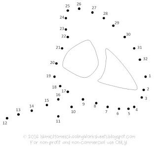 Detail Dot To Dot Huruf Hijaiyah Nomer 4