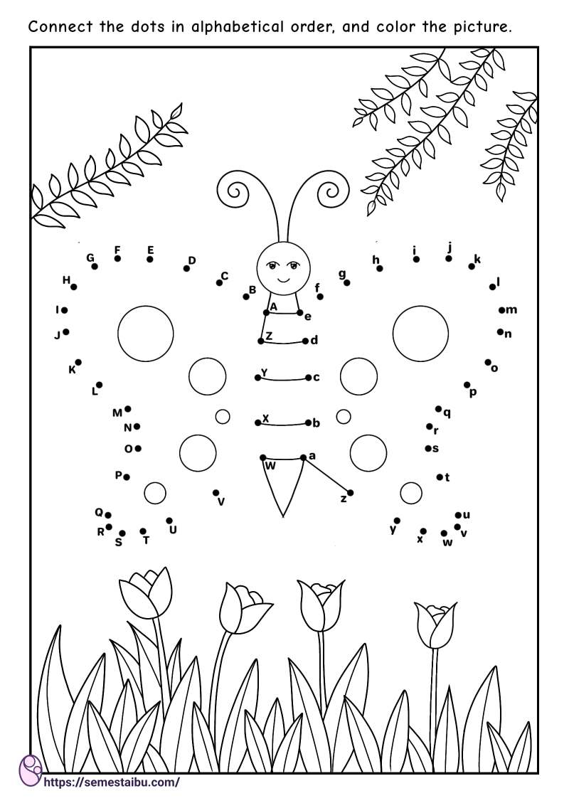 Detail Dot To Dot Huruf Hijaiyah Nomer 40