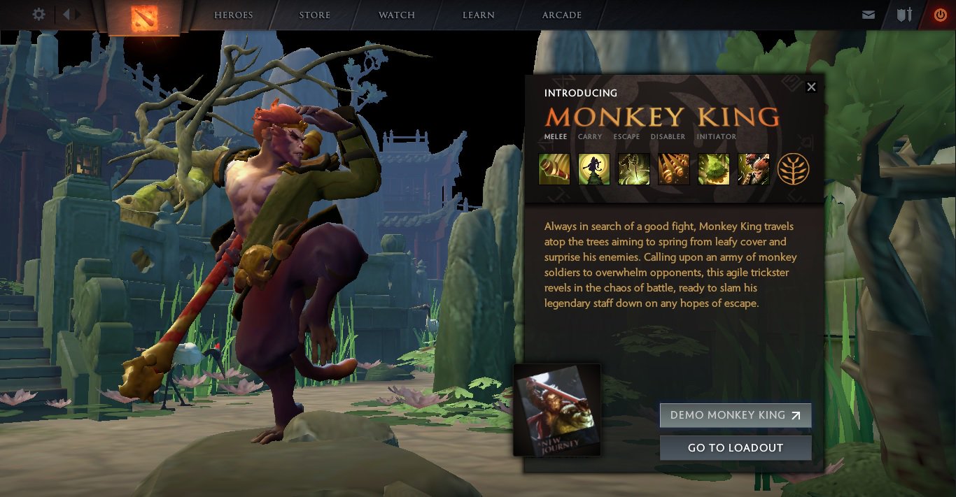 Detail Dota 2 Sun Wukong Nomer 57