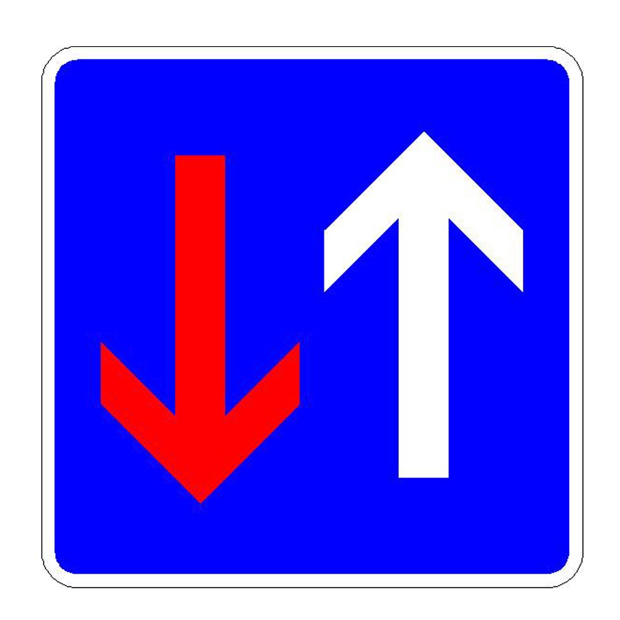 Detail Verkehrszeichen Zwei Pfeile Nomer 15