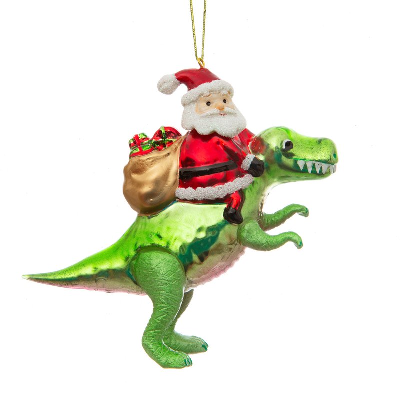 Detail Weihnachtskugel Dinosaurier Nomer 2