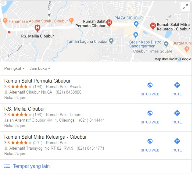 Detail Rumah Sakit Meilia Cibubur Telp Nomer 32