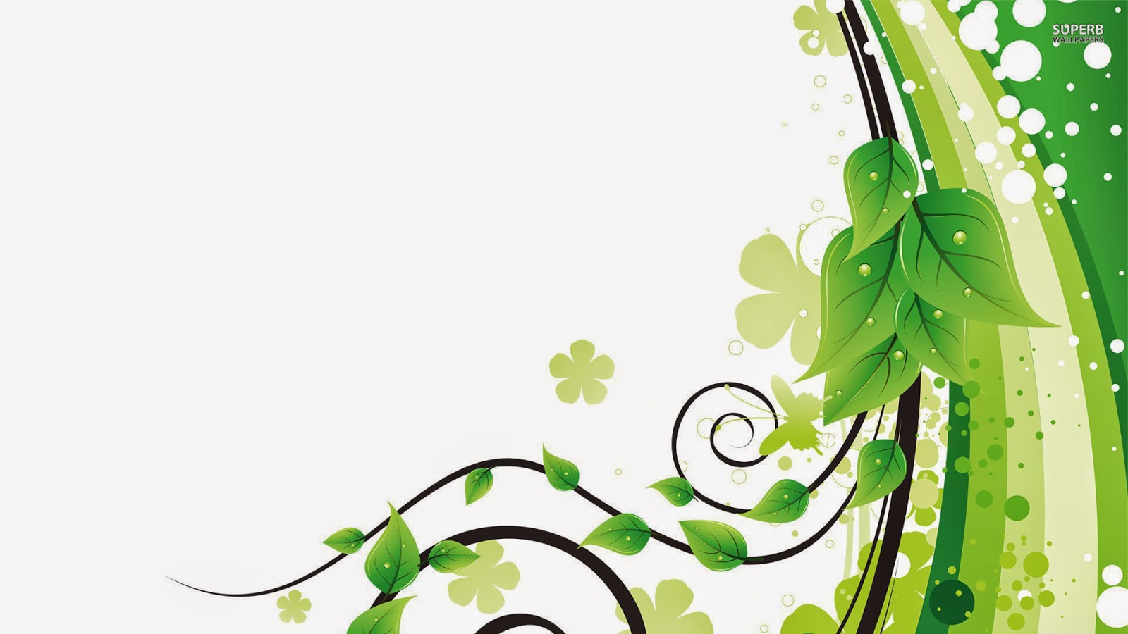 Detail Wallpaper Green And White Nomer 17