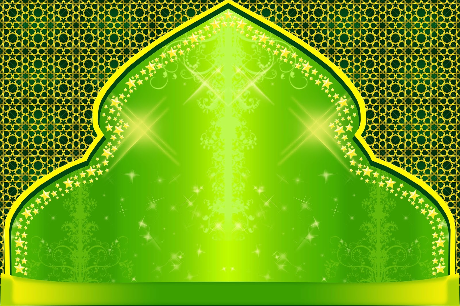 Detail Wallpaper Green Islamic Vector Nomer 4