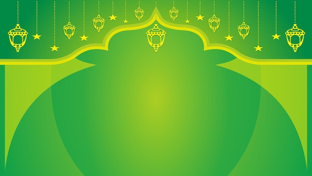 Detail Wallpaper Green Islamic Vector Nomer 7