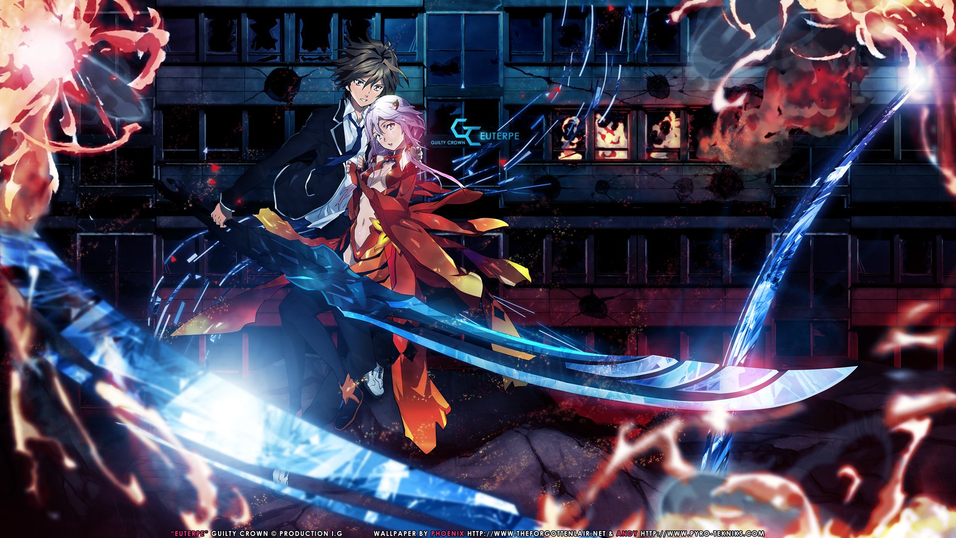 Wallpaper Guilty Crown - KibrisPDR