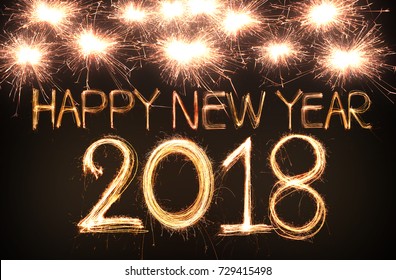 Detail Wallpaper Happy New Year 2018 Nomer 2