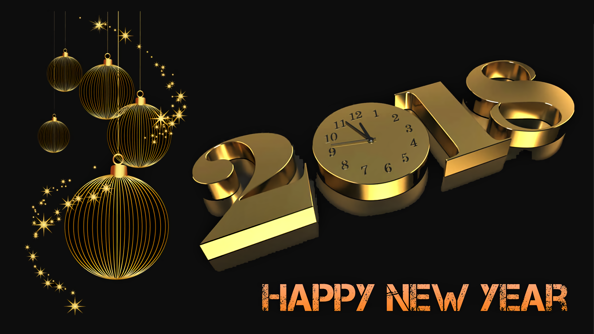 Detail Wallpaper Happy New Year 2018 Nomer 16